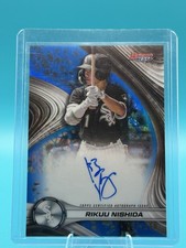 2024 Bowman's Best - Best of 2024 Autographs Rikuu Nishida #B24-RN Blue...
