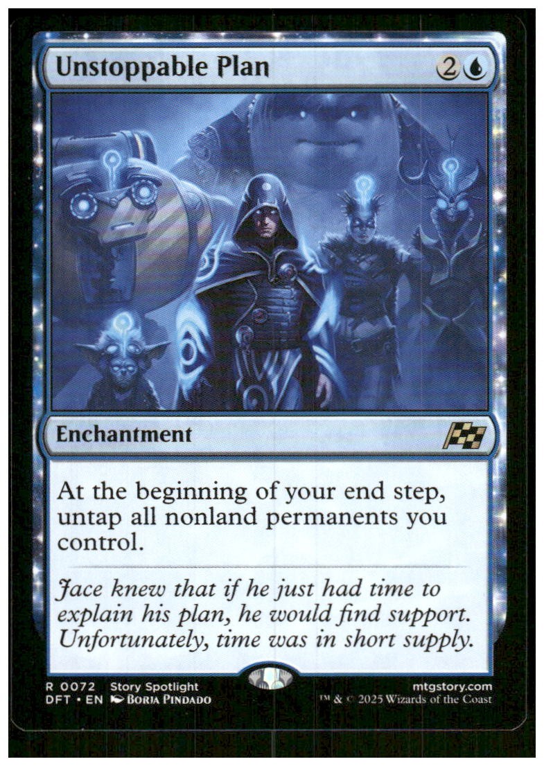 Unstoppable Plan 72 Rare Aetherdrift Magic: The Gathering Near Mint