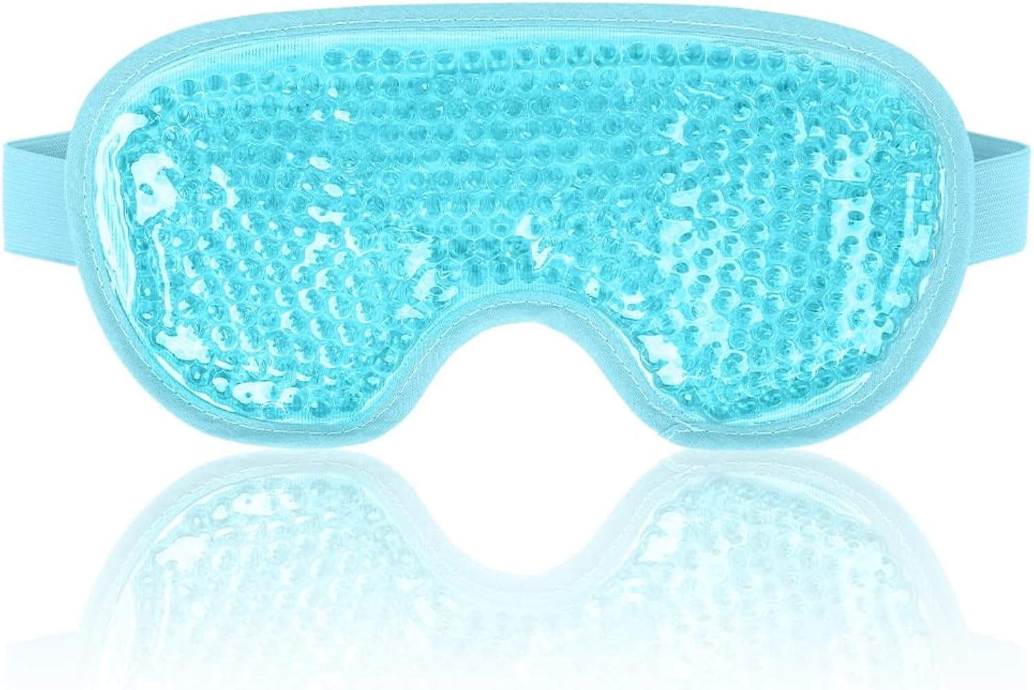 Cooling Eye Mask for Puffy Eyes, Reusable Hot Cold Gel Mask Migraine Headache