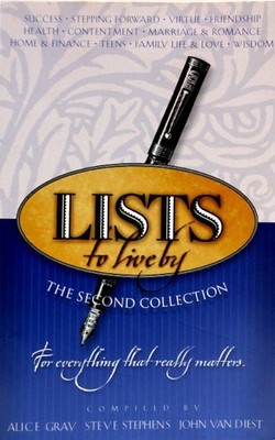 Lists to Live By: The Second Collection by , Good Book