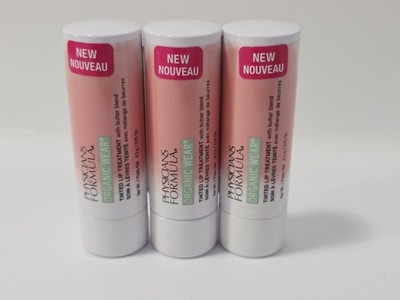  Physicians Formula Organic Wear Tinted Lip Treatment, Gingersnap. QTY:3