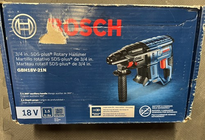 #ad Bosch GBH18V 21N 18V SDS plus 3 4 in Rotary Hammer Tool Only. BRAND NEW $109.25