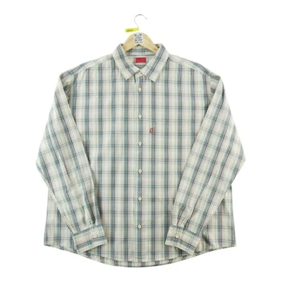 Levi Strauss Chemise détente Homme Taille 2XL à carreaux Bleu #QWE1504 - Photo 1/4