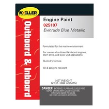 Moeller Marine 025107 Color Vision 12 oz. Blue Metallic Engine Paint