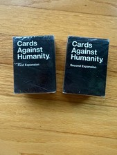 Cards Against Humanity First and Second Expansion Packs BRAND NEW Sealed