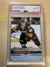 2014-15 Upper Deck Series Two Young Guns David Pastrnak #495 PSA 10 