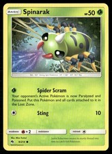Spinarak 9/214 Common Lost Thunder Pokemon Lightly Played