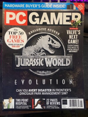 PC Gamer -Issue #305 - Jurassic World: Evolution - JUNE 2018
