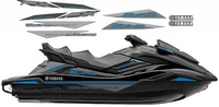 YAMAHA WAVERUNNER FX SVHO LIMITED 2020 Graphics /Decal/Sticker Kit BLUE & BLACK
