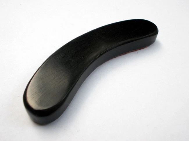 Mandolin Armrest ebony wood with U clamp hardware - Image 2 of 4