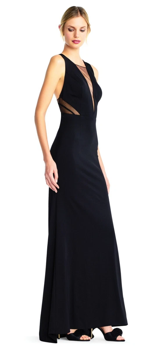 Adrianna papell lola jersey clearance gown
