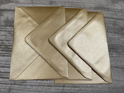 Trade Box 1000 Gold Briefumschläge C6 100 g/m² Premium Metallic 114 mm x 162 mm - 6  x 4 