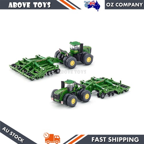 Siku escala 1:87 John Deere 9630 con modelo de juguete tractor fundido a presión Amazone Centaur - Imagen 4 de 5