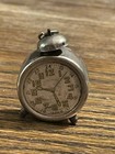 Vintage miniature alarm clock pencil sharpener. Japan metal.   — photo 2