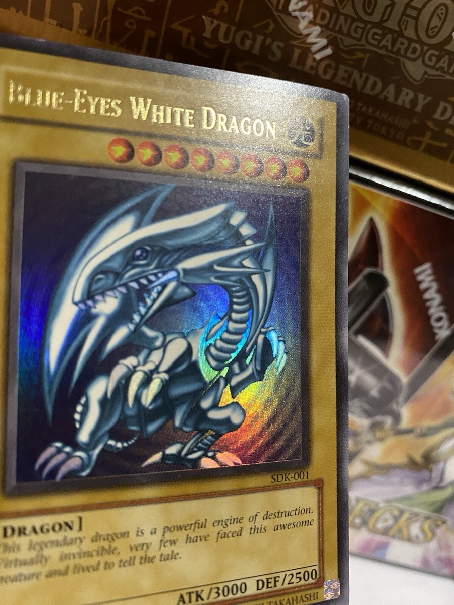 Yugioh - Blue Eyes White Dragon -TCG - Konami - 1996 Gold Rare | eBay