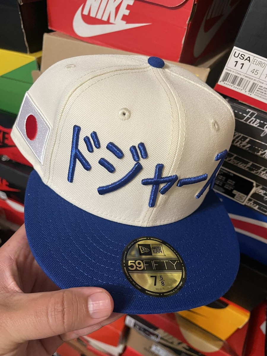 OHTANI キャップ ベージュ ネイビー LAロゴ 新品未使用 New Era Los Angeles Dodger Japanese Script Exclusive Ohtani