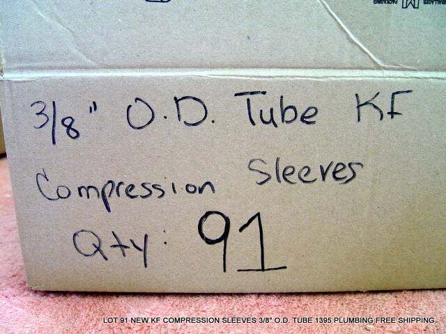 LOT 91 NEW KF COMPRESSION SLEEVES 3/8\