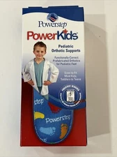 PowerStep PowerKids 3/4 Length Pediatric Orthotic Shoe Insoles Toddler 11.5-12.5