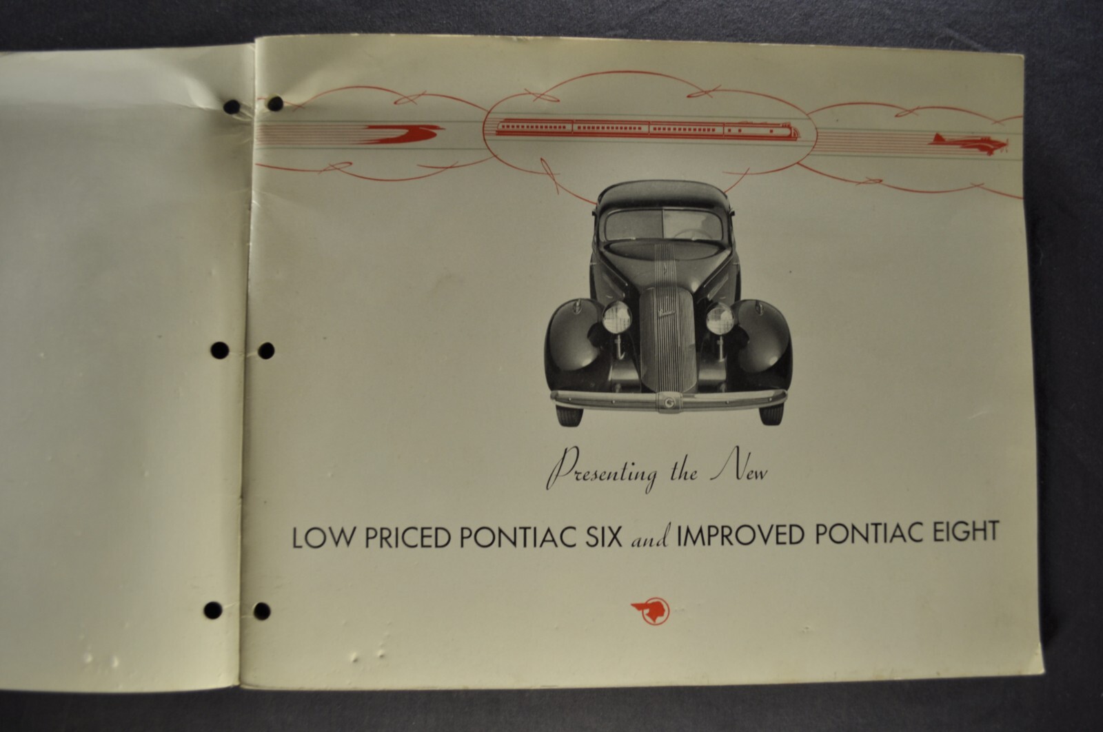 1935 Pontiac Dealer Display Album Features Book Brochure Sedan Nice Original 35