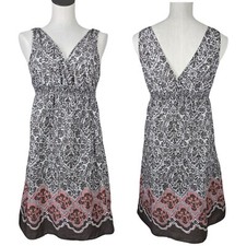 SONOMA Life Style Lined Sundress Empire Waist Dress Size S Boho Resort Wear