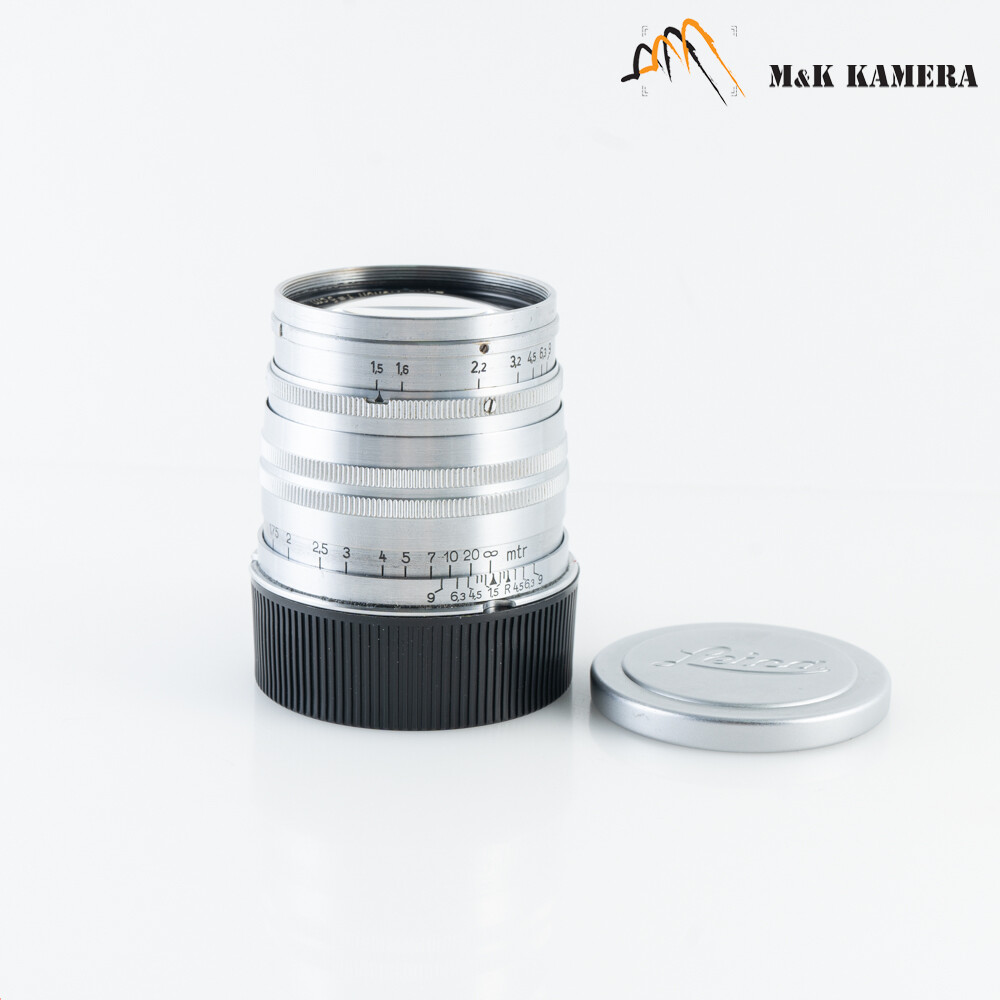 LEITZ Leica Xenon 50mm/F1.5 Silver Lens Yr.1936 M mount Germany