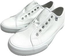 Hurley Women's Chloe Slip On Fashion Sneaker Shoes - White,Sz-8.5 Without Box 