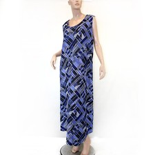 AnyWear by Catherines Plus Navy Blue Maxi Dress 2X, 22/24
