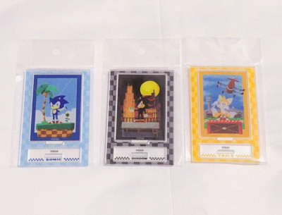 Sonic the Hedgehog Mini Acryl Ständer Sonic Shadow Tails 3er Set