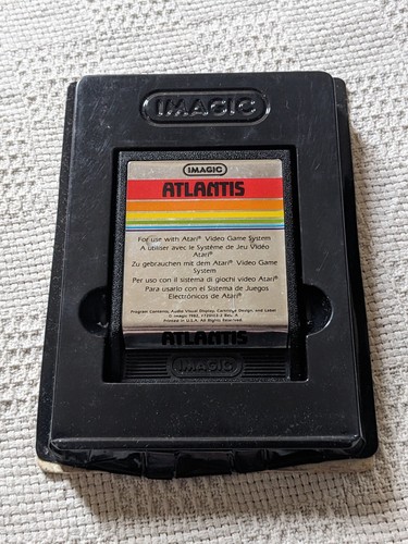 Atlantis Atari 2600 Game - Imagic Boxed - Working No Manual - Atlantis - Picture 4 of 5