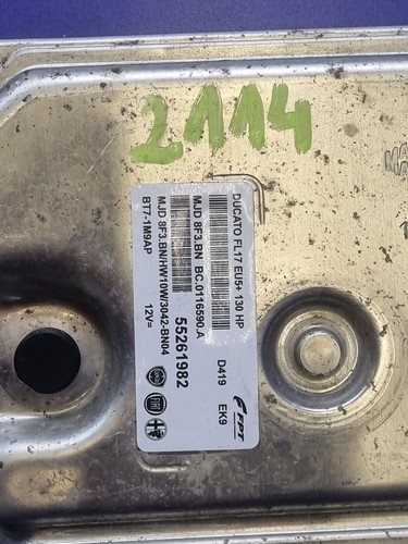 Centralina FIAT DUCATO 2.3 JTD 55261982 MJD8F3.BN Plug and Play, VIRGIN - Picture 4 of 4
