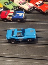 AFX AURORA HO AMC JAVELIN W/ VINTAGE GREAT SHAPE BLUE BLACK