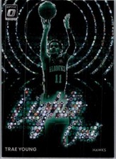 2022-23 Donruss Optic #8 Trae Young Lights Out Holo Fast Break