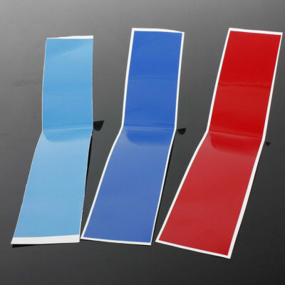 LUC Tri-Color Front Grille Vinyl Stripe Sticker Set For BMW 1, 3, 4, 5 & X Series 2 thumbnail image