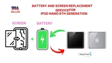 BUNDLE-Battery + Screen Replacement Service for iPod nano 6th Generation BUNDLE