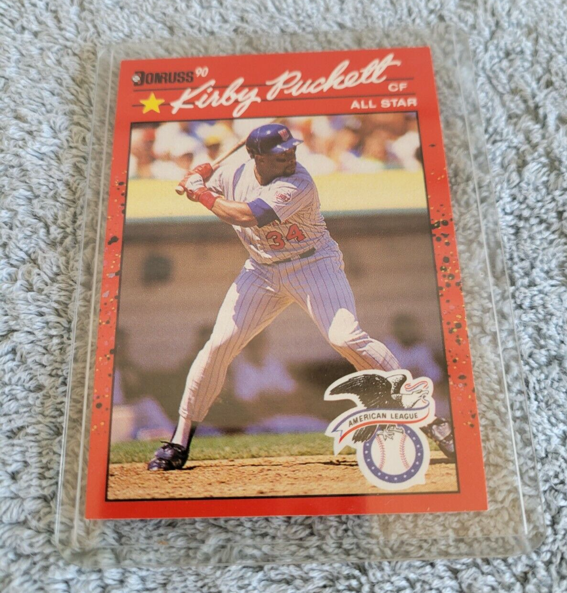 リリパット378☆PAWNBROKER ultra rare 3 error kirby puckett 1990 donruss baseball card