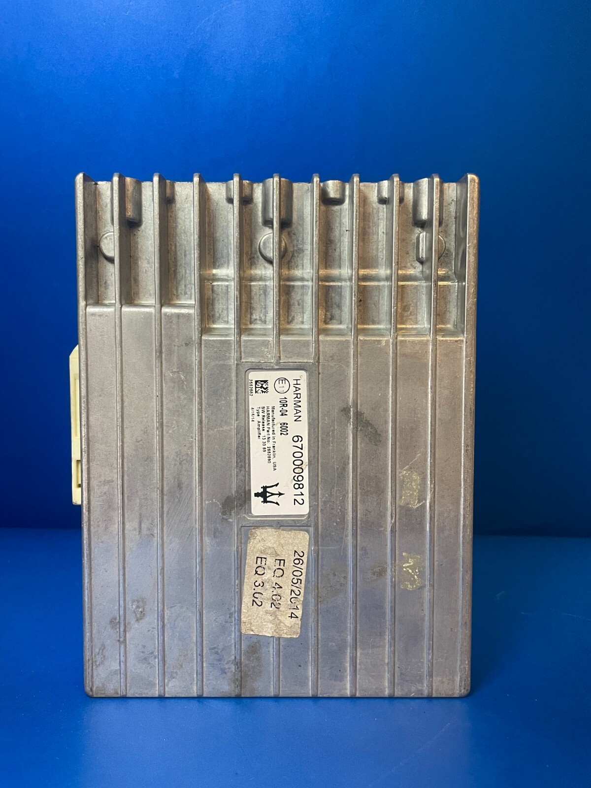 14-16 MASERATI GHIBLI QUATTROPORTE M156 STEREO AUDIO AMP AMPLIFIER 670009812 OEM
