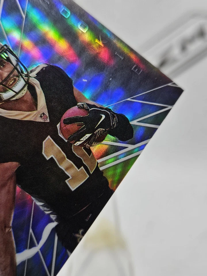 Chris Olave 2022 Phoenix Silver Holo SP /149 RC Rookie Memorabila Patch Saints * - Image 3 of 3