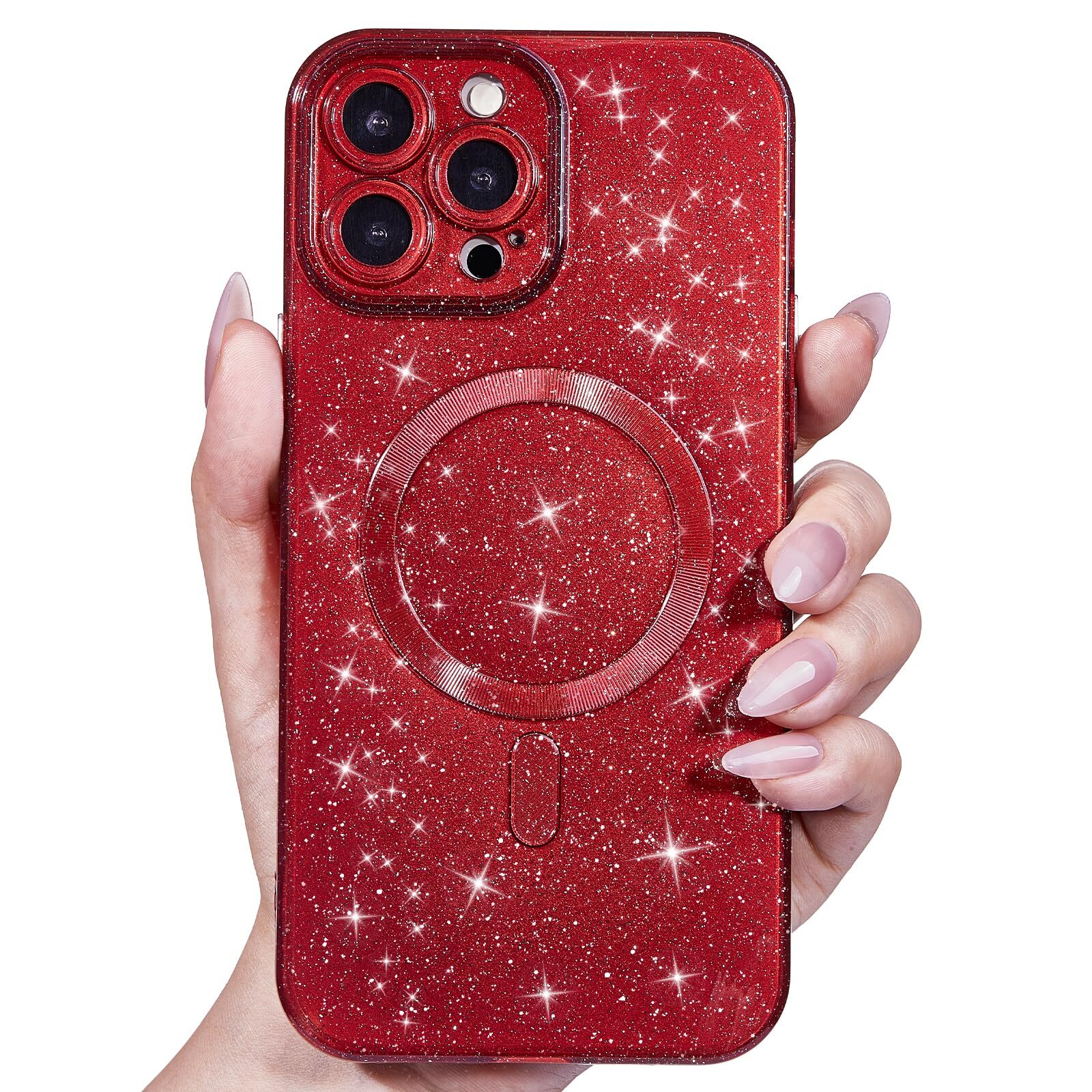 iPhone 16 Pro Max Case Magnetic Magsafe Slim Soft TPU Shockproof Defender Cover-image