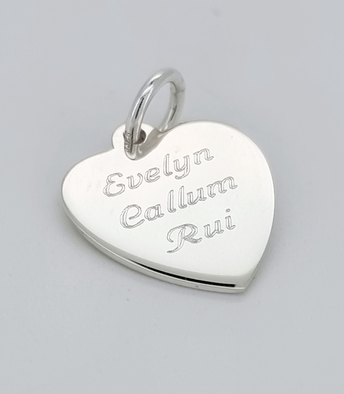 Heart Tag Sterling