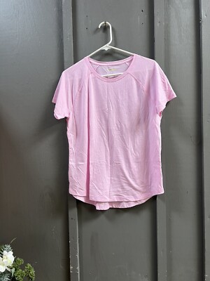 Tek Gear Essential Gear Raglan T Shirt Plus Size Medium Light Pink