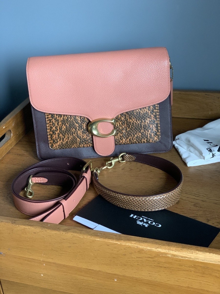 Leather Coach Snakeskin Tabby Shoulder Bag 26 Leather Purse Coach