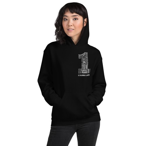 E Pluribus Unum Unisex Hoodie (Dark) - Picture 8 of 11