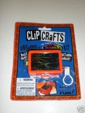 Clip Craft eNSeMBLe Scratch Out Kit Key Chain...
