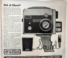 Eumig C5 8mm Sound Home Movie Camera Vintage 1962 Magazine Print Ad Austria