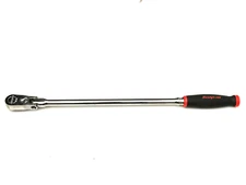 Snap On Tools NEW FHLLF80 RED 3/8" Drive Soft Grip Extra-Long Flex Head Ratchet