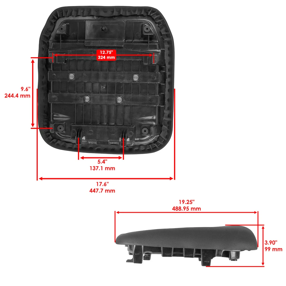Conjunto de asiento inferior 3x para Yamaha Viking 700 YXM700D 4x4 Hunter 2014-22 Foto 2 de 4