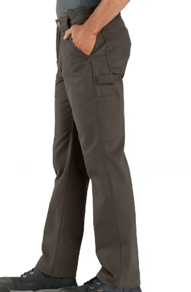 Carhartt B324ARG Men's HighRise Twill Utility Work Pants, Dark Coffee