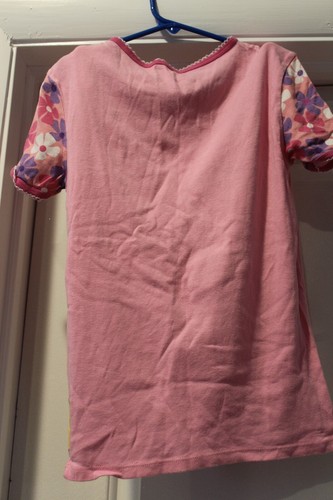 Girl Sz 10 Disney Rapunzel 2pc pajamas shorts pants short sleeve spring summer - Picture 5 of 9
