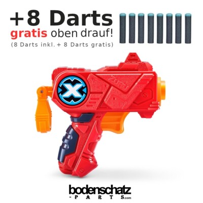 Dart Blaster X-SHOT MICRO  + 8 Darts gratis / FOAM