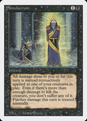 MTG Magic the Gathering Simulacrum (130/306) Revised Edition MP